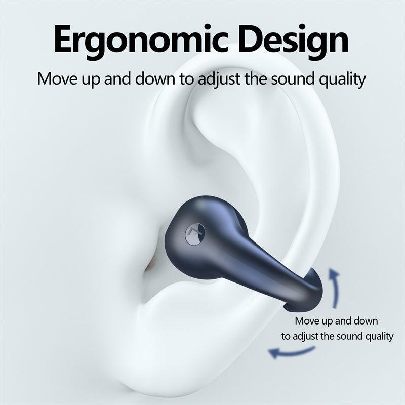 Bone Conduction Headphones TWS Earbuds Ear Clip Bluetooth 5.3 Touch Wireless Earphone In-Ear Bass HIFI Sports Headset Bone Conduction Headphones TWS Earbuds Ear Clip Bluetooth 5.3 Touch Wireless Earphone In-Ear Bass HIFI Sports Headset